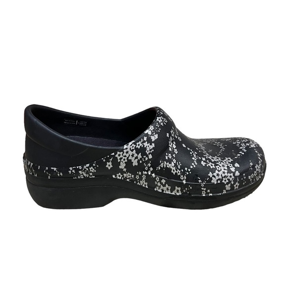 Crocs Neria Pro Black Floral Graphic Clog Comfort Shoe Non-Slip 204046 Women's 8 - Picture 4 of 10